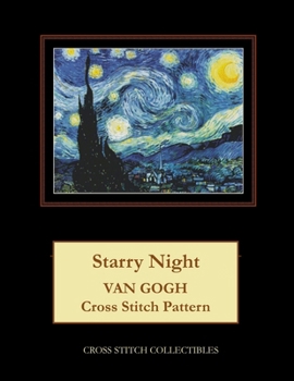 Paperback Starry Night: Van Gogh cross stitch pattern Book