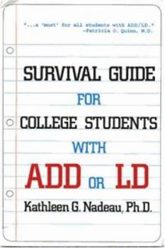 Hardcover Survival Guide for College Students with ADD or LD Book