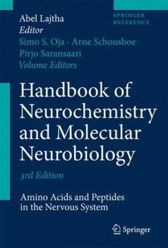 Hardcover Amino Acids and Peptides in the Nervous System Book