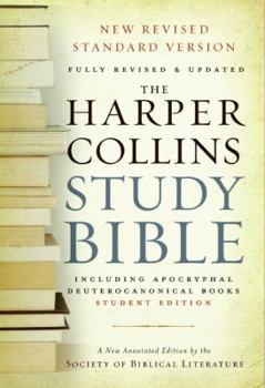 Hardcover HarperCollins Study Bible-NRSV-Student Book
