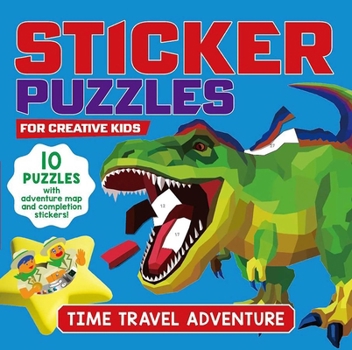 Paperback Sticker Puzzles; Time Travel Adventure: For Creative Kids Book