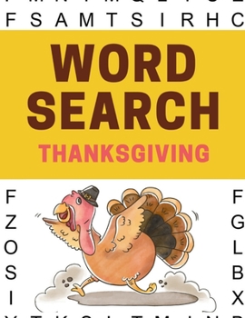 Paperback Word Search Thanksgiving: Thanksgiving word search puzzle books for adults (Vol. 8) [Large Print] Book