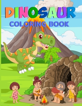 Paperback Dinosaur Coloring Book: Great Gift for Boys & Girls - Birthday Party - Family Fun Activity book