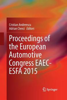 Paperback Proceedings of the European Automotive Congress Eaec-Esfa 2015 Book