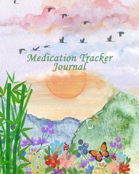 Medication Tracker Journal: Large Print - Daily Medicine Tracker Notebook- Undated Personal Medication Organizer