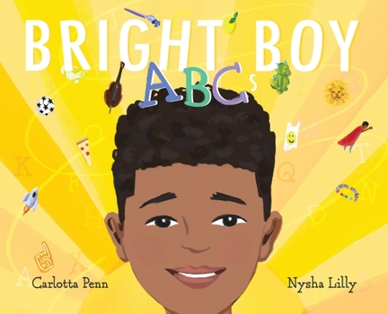 Hardcover Bright Boy ABCs Book