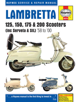 Hardcover Lambretta 125, 150, 175 & 200 Scooters: (Including Serveta & Sil), '58 to '00 Book