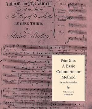 Paperback A Basic Countertenor Method Book