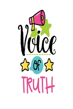 Voice of Truth: pocket Dotted Journal and Notebook for Journaling - Smile Design Diary for Girls and Women - cute Unique Gift Idea Sketchbook for your Partner Lover Wife Husband