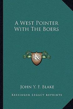 Paperback A West Pointer With The Boers Book