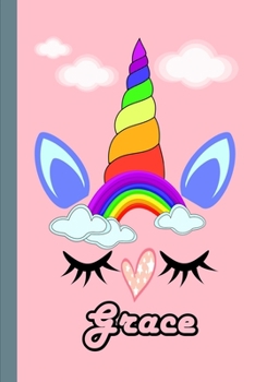 Grace: Personalized Unicorn Sketchbook For Girls With Pink Name: Grace: Personalized Unicorn Sketchbook For Girls With Pink Name Doodle, Sketch, Create!