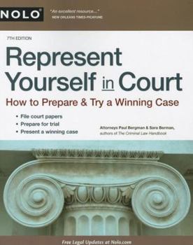 Paperback Represent Yourself in Court: How to Prepare & Try a Winning Case Book