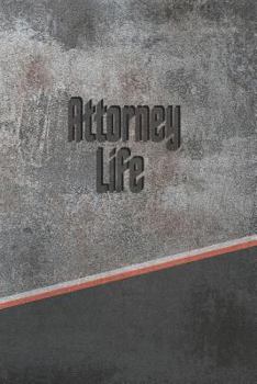 Paperback Attorney Life: Personalized Isometric Dot Notebook 120 Pages 6x9 Book