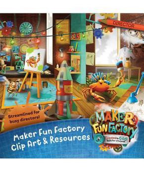 Hardcover Maker Fun Factory Clip Art & Resources CD (Group Easy Vbs 2017) Book