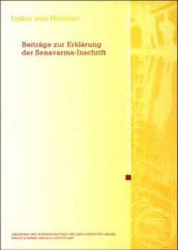Beitrage Zur Erklarung Der Senavarma-Inschrift