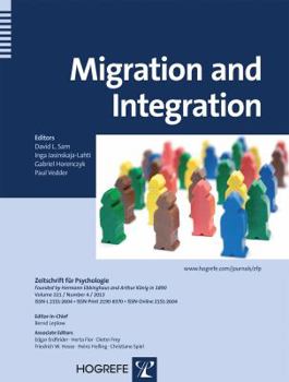 Migration and Integration, a topical issue of the Zeitschrift fuer Psychologie