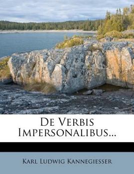 Paperback de Verbis Impersonalibus... [Latin] Book
