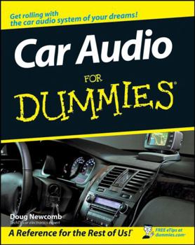 Paperback Car Audio For Dummies Book