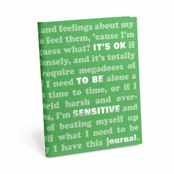 Paperback Knock Knock It's OK to Be Sensitive Journal Book