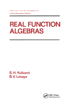 Paperback Real Function Algebras Book