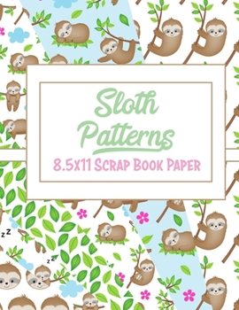 Sloth Patterns: Scrap Book Paper
