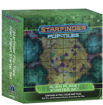 Game Starfinder Flip-Tiles: Alien Planet Starter Set Book