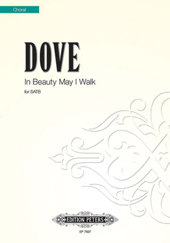 Paperback In Beauty May I Walk: Choral Octavo Book