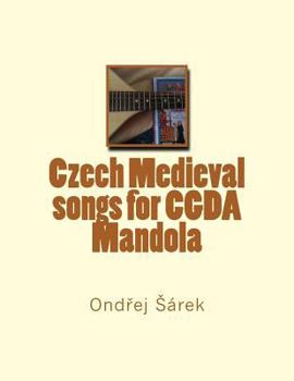 Paperback Czech Medieval songs for CGDA Mandola Book