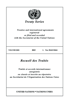 Paperback Treaty Series 3032 Book