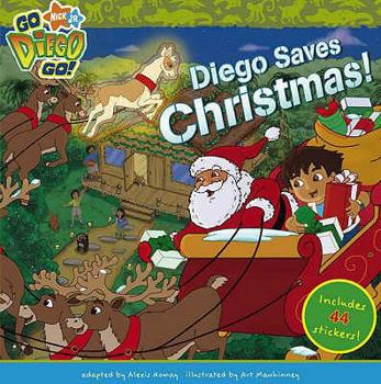 Paperback Diego Saves Christmas ("Go Diego Go!") Book