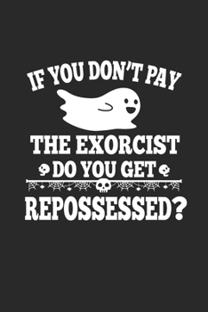 Cuaderno: De Halloween Exorcist Regalos Del Traje Poseído Por El Demonio  120 Páginas, 6X9 (Aprox. A5), A Cuadros (Spanish Edition)