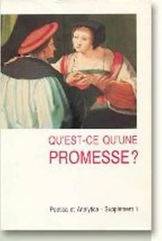 Paperback Qu'est-Ce Qu'une Promesse? Book