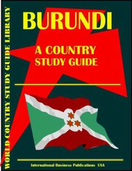 Paperback Burundi Country Study Guide Book