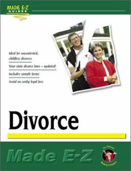 Paperback Divorce Made E-Z Book
