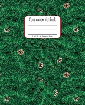 Paperback Composition Notebook: 7.5x9.25, Standard Ruled Book