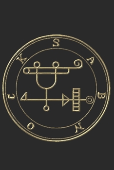SABNOCK: SIGIL KING SOLOMON 72 DEMON GOETIA 6" x 9" 100 PAGE EVOCATION JOURNAL