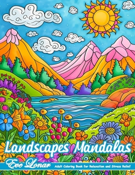 Landscapes Mandalas: Adult Coloring Book for Relaxation and Stress Relief Beautiful Designs of Scenic Nature