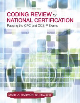 Paperback Coding Review for National Certification: Passing the Cpc and CCS-P Exams Book