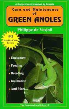 Paperback The General Care and Maintenance of Green Anoles Book