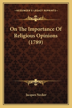 On The Importance Of Religious Opinions