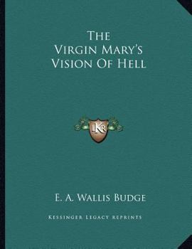 Paperback The Virgin Mary's Vision of Hell Book
