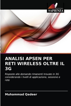 Paperback Analisi Apsen Per Reti Wireless Oltre Il 3g [Italian] Book