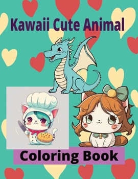 Paperback Kawaii Cute Animal Coloring Book