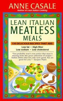 Hardcover Lean Italian Meatless Meals Book