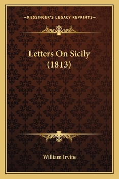 Paperback Letters On Sicily (1813) Book