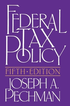 Paperback Federal Tax Policy Book