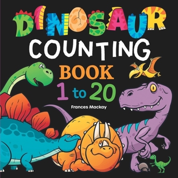 Paperback Dinosaur Counting Book 1 to 20 Book