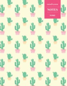 Paperback Cornell System Notes 110 Pages: Cactus Notebook for Professionals and Students, Teachers and Writers - Succulent Llama Pattern Book