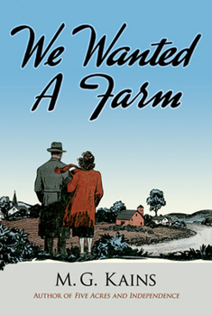 Paperback We Wanted a Farm Book