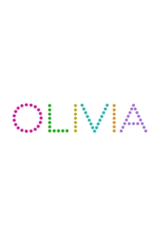 Paperback Olivia: A 6x9 Lined Journal (Name in Cute Dot Type on White Cover) Book